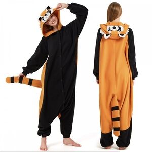 Orange and Black Animal Onesie Costume